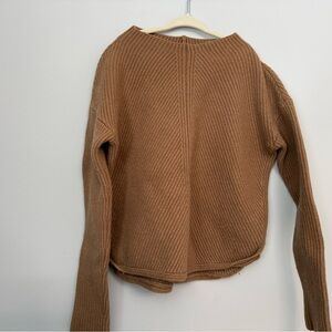 Babaton Tan Crew Neck Sweater